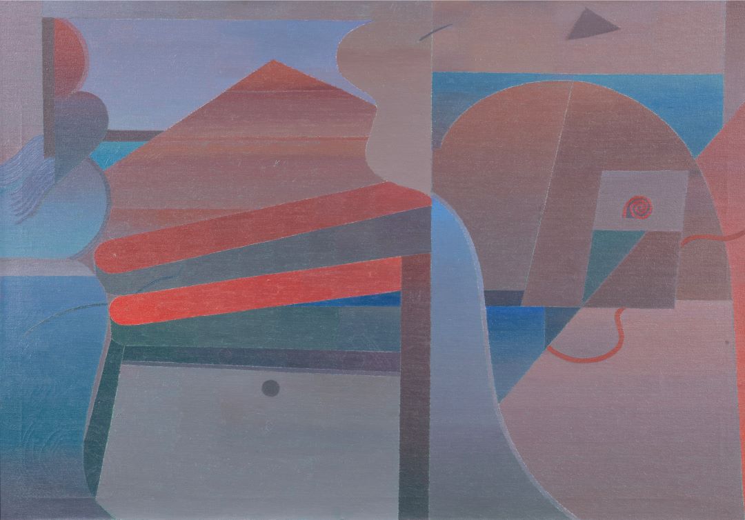 Painting R is for Ragdale, 1981 by Miyoko Ito